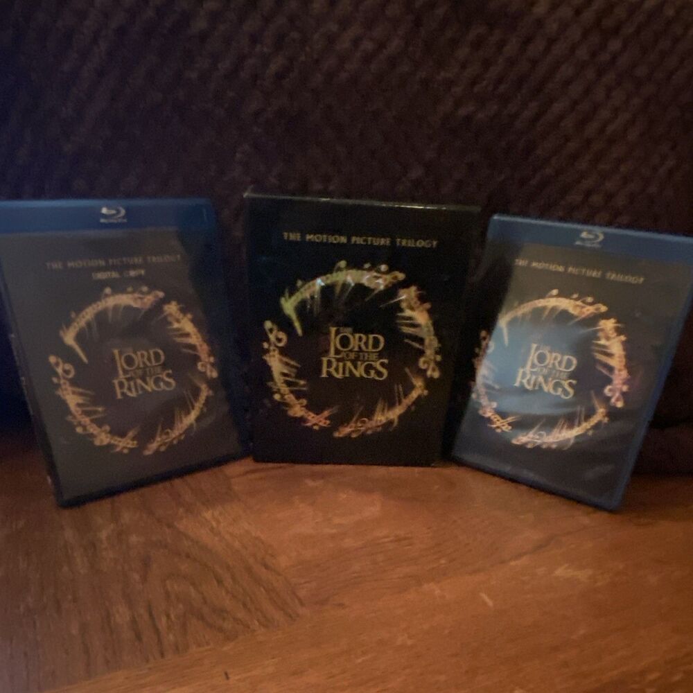 LORD OF THE RINGS TRILOGY THEATRICAL BLU-RAY BOX SET ELIJAH WOOD PETER JACKSON